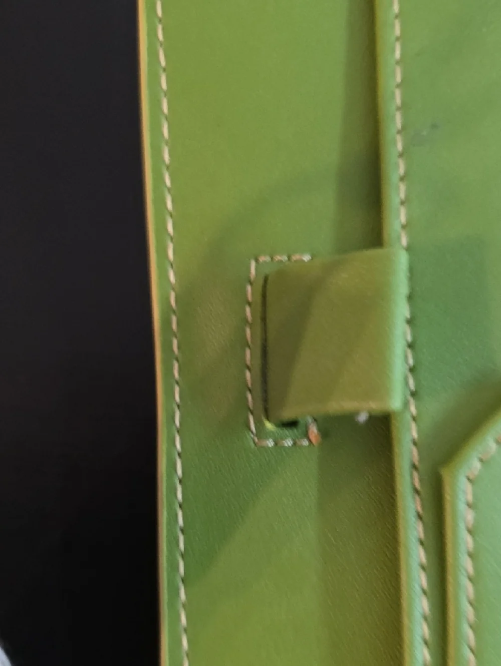 Franklin Covey Green Leather Travel Wallet